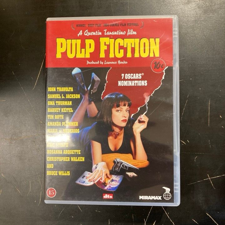 Pulp Fiction - tarinoita väkivallasta DVD (M-/M-) -toiminta-